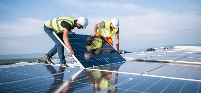 Instalação de equipamentos fotovoltaicos